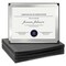 48 Pack Single Sided Award Certificate Holders - Bulk Certificate Holders for Graduation, Diploma, Employee Appreciation, Certification (fits 8.5x11, Black)